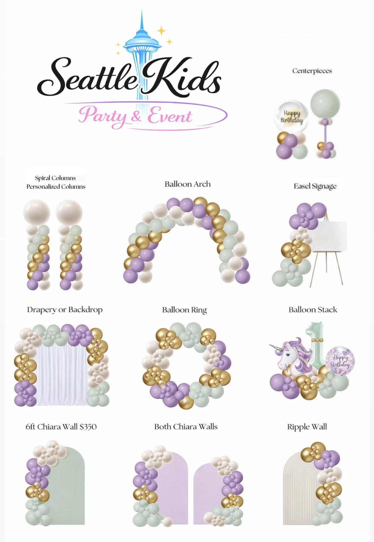 Custom balloon decorations